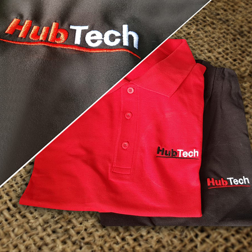 Polo Bordado HubTech